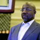 ATLANTA, GA - NOVEMBER 13: Sen. Raphael Warnock (D-GA) during rapper Lil Babys charity event at Morehouse College on November 13, 2022, in Atlanta, Georgia. Incumbent Senator Warnock faces Republican nominee Herschel Walker in a runoff election on December 6th.